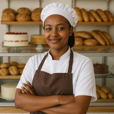 Proud baker using wereja.com